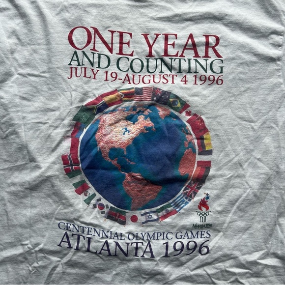 Vtg Champion 1996 Atlanta Olympics Men’s T Shirt Centennial Summer Games Size XL - Picture 3 of 7